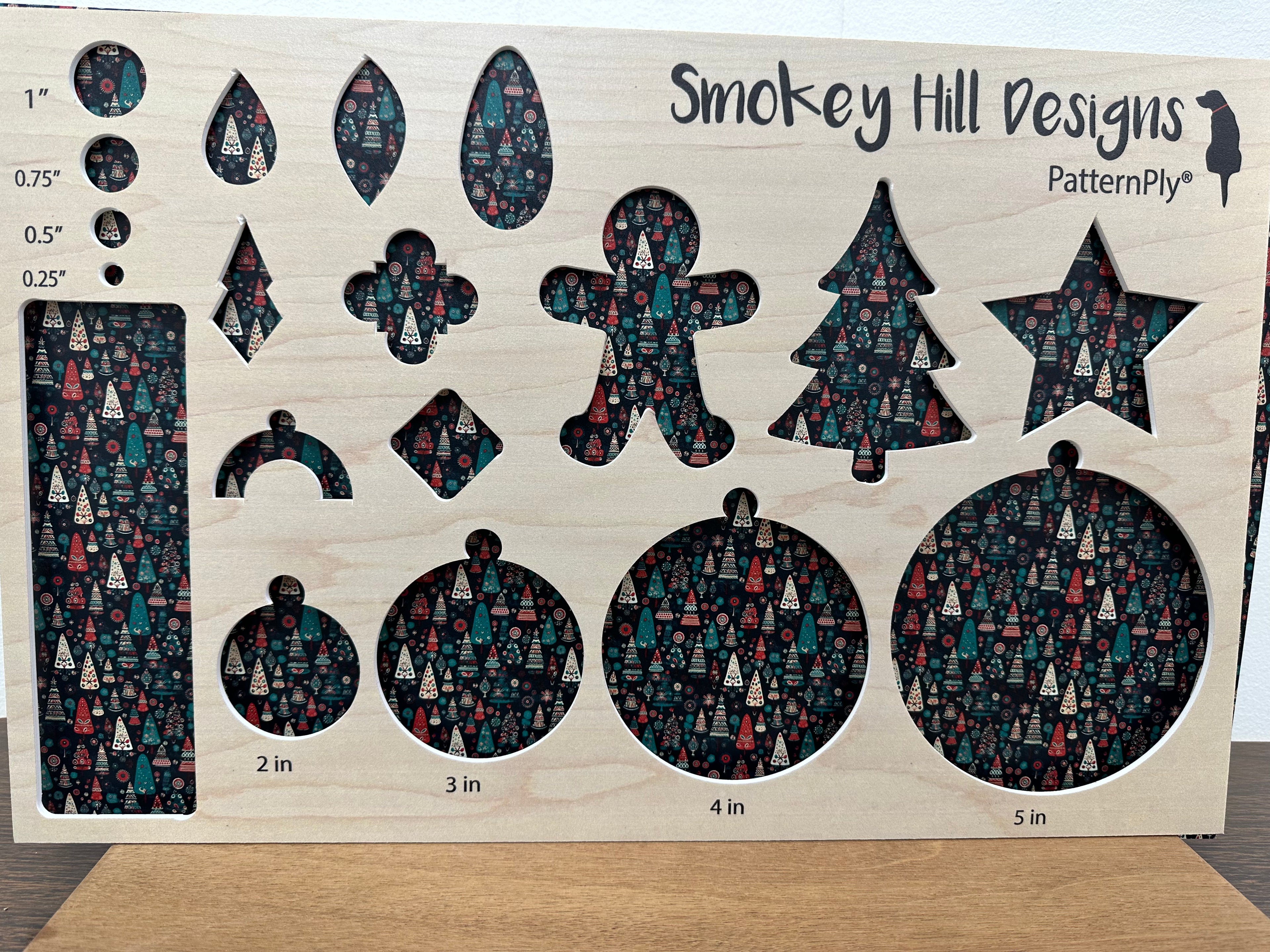 PatternPly® Full Coverage Patterned Christmas Trees product photo 2