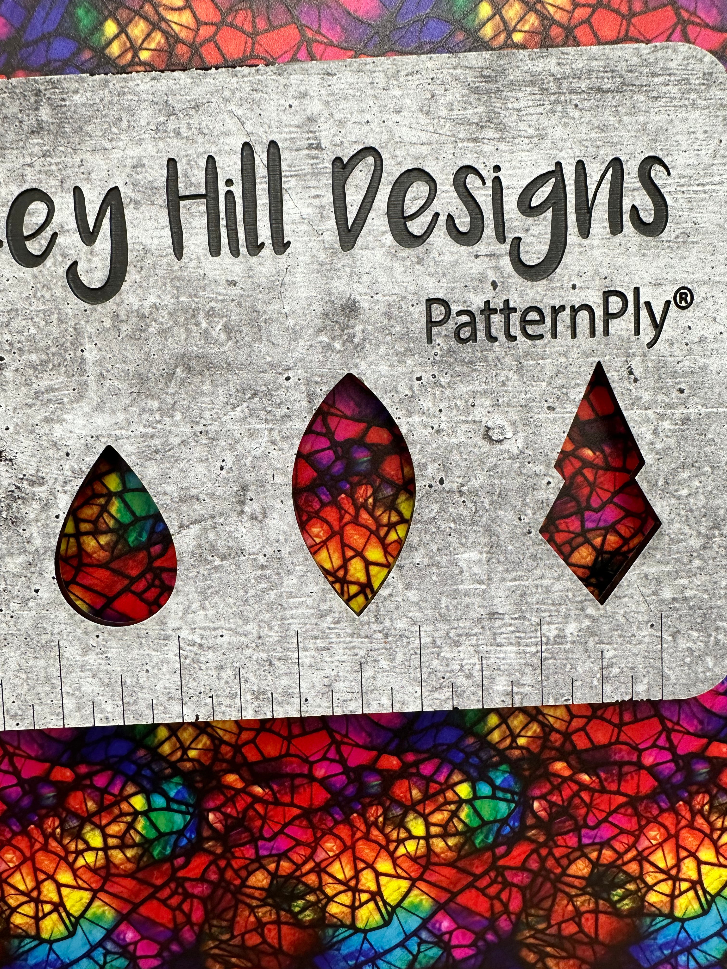 PatternPly® Full Coverage Shattered Rainbow Glass product photo 2