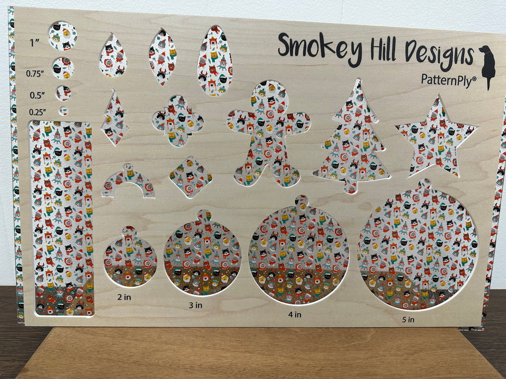 PatternPly® Scattered Micro Christmas Cats product photo 2