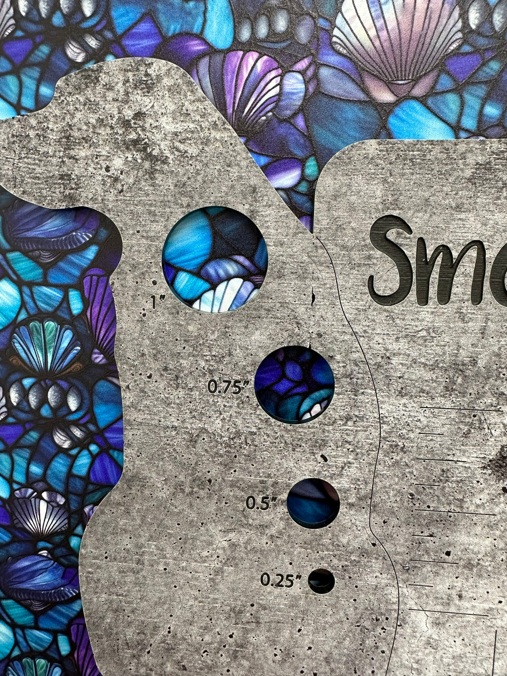 PatternPly® Full Coverage Stained Glass Seashells product photo 4