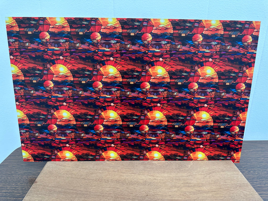 PatternPly® Full Coverage Abstract Sun Stained Glass product photo 3