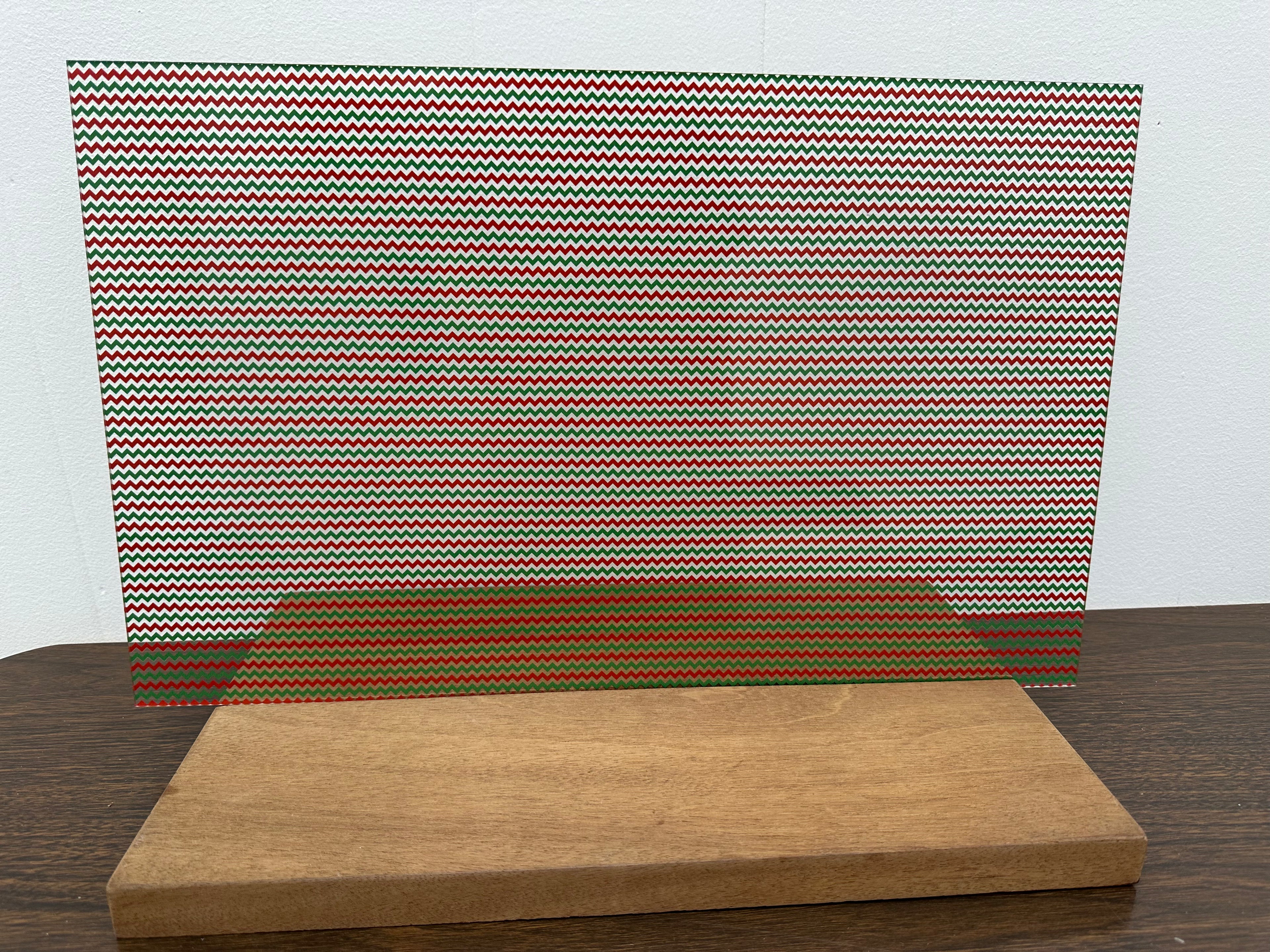 PatternPly® Scattered Micro Red and Green Chevron product photo 3