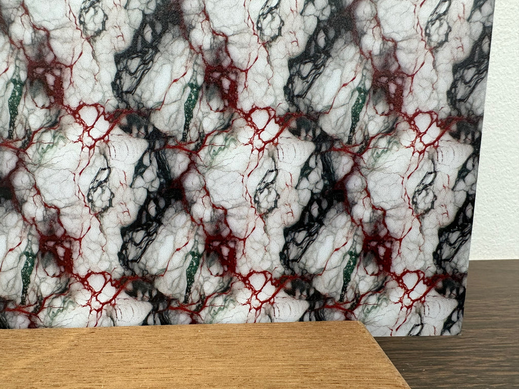 PatternPly® Full Coverage Christmas Marble sheet showing the pattern