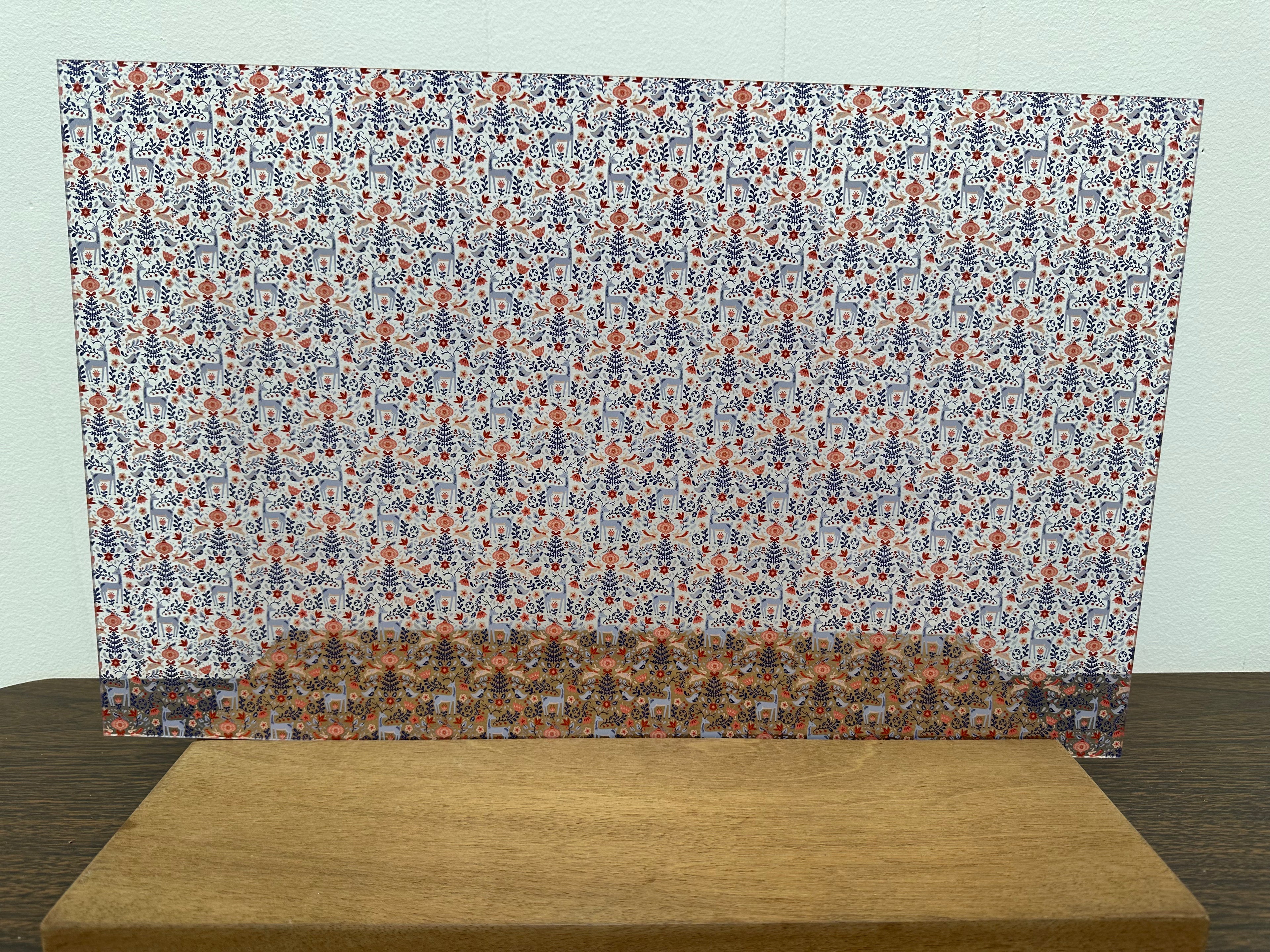 PatternPly® Scattered Blue, Pink, and Red Christmas Forest product photo 3