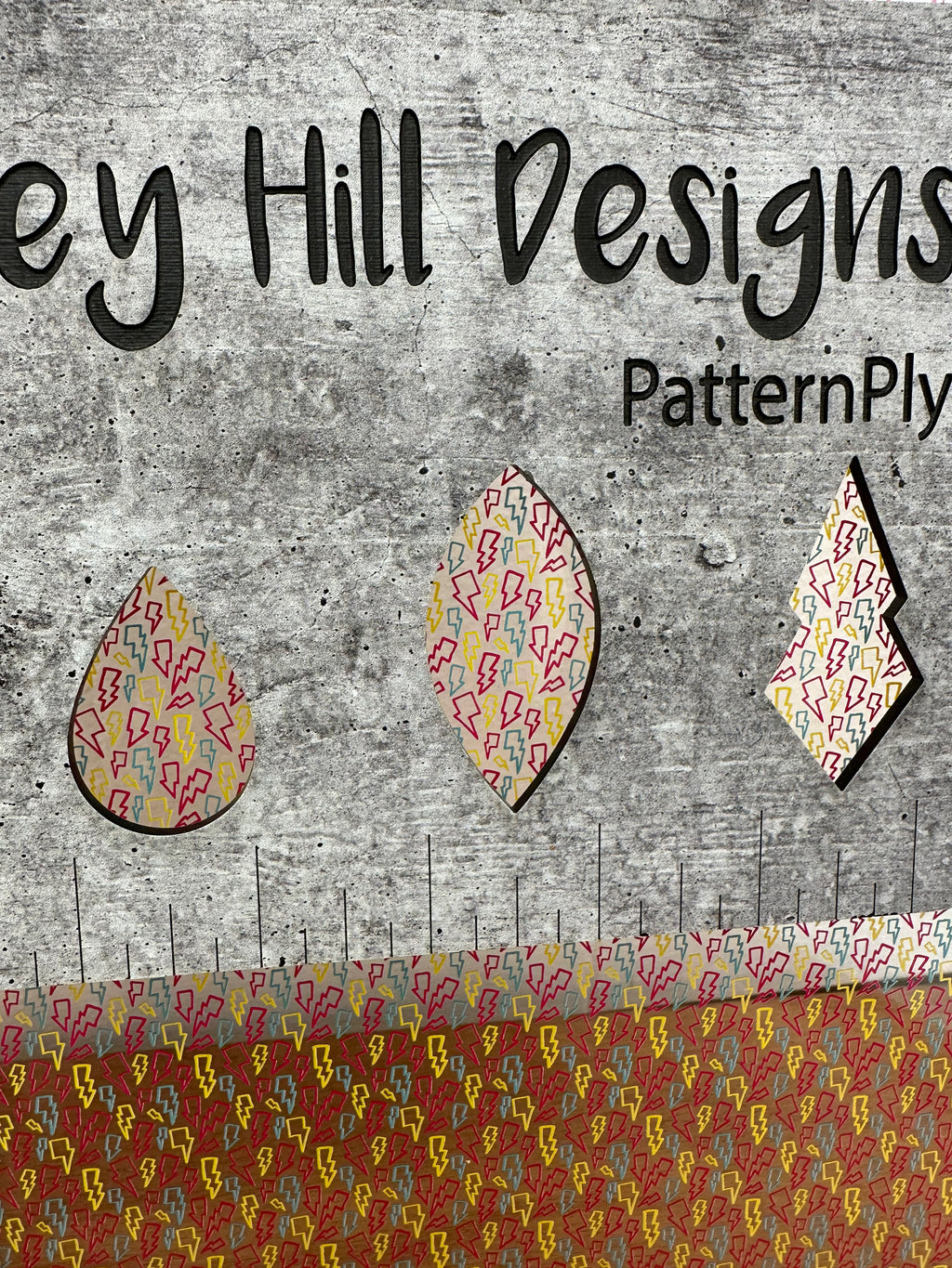 PatternPly® Scattered Lightning Bolt Outlines product photo 2