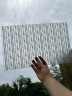 PatternPly® Transparent Whitewashed Streaks sheet showing the pattern