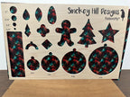 PatternPly® Full Coverage Green and Red Christmas Galaxy product photo 2