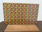 PatternPly® Scattered Colorful 80s Circles Trio sheet showing the pattern
