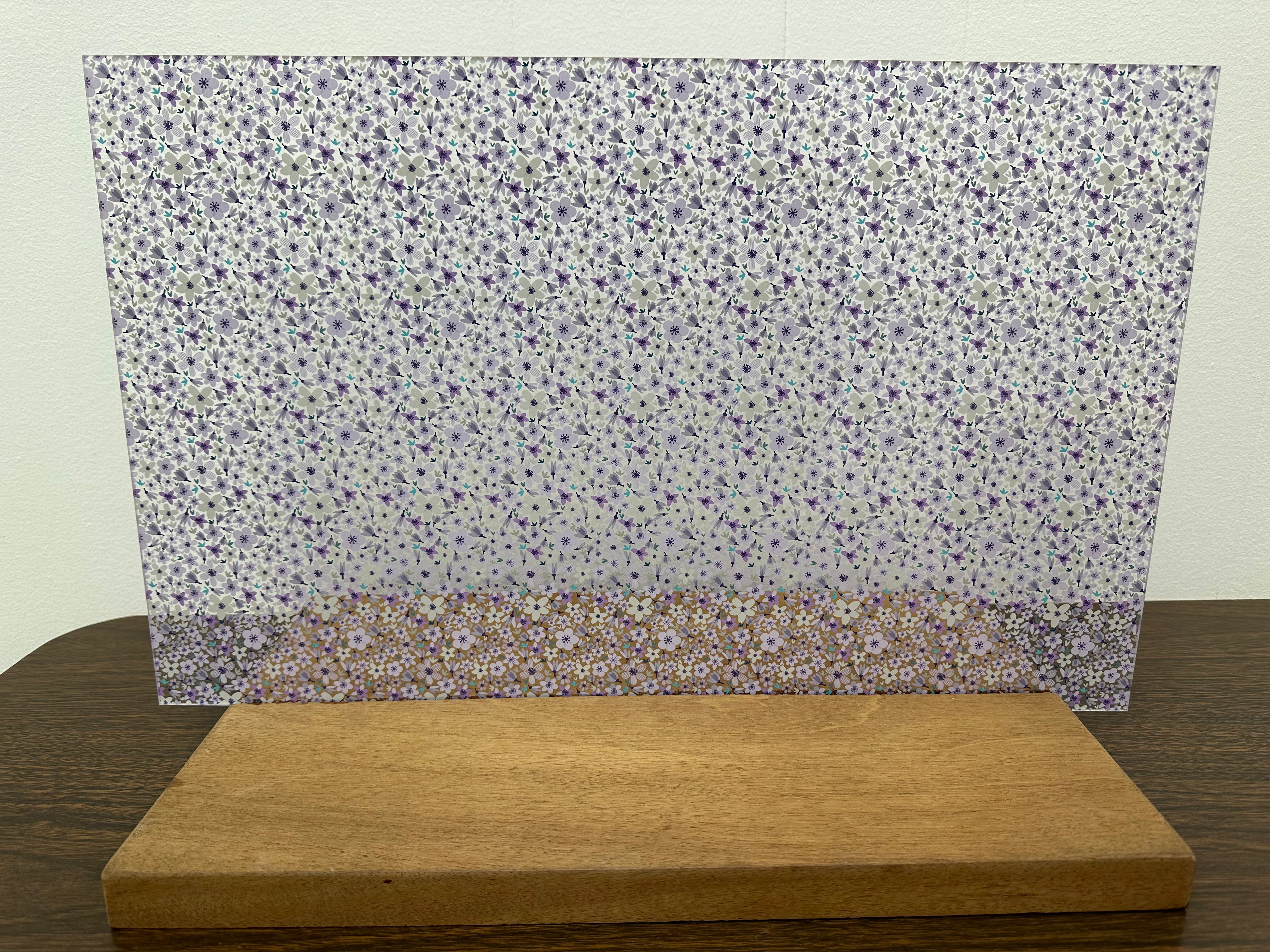 PatternPly® Scattered Micro Purple Floral product photo 3
