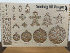 PatternPly® Scattered Micro Gingerbread Houses product photo 2