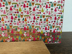PatternPly® Scattered Snowmen, Santas, and Christmas Treats sheet showing the pattern