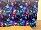 PatternPly® Full Coverage Micro Galaxy Snowflakes sheet showing the pattern