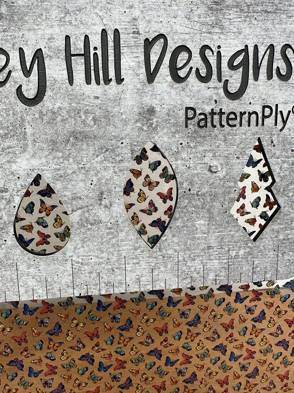 PatternPly® Scattered Micro Colorful Butterflies product photo 2