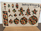 PatternPly® Full Coverage Fall Watercolor Christmas Trees Large product photo 2