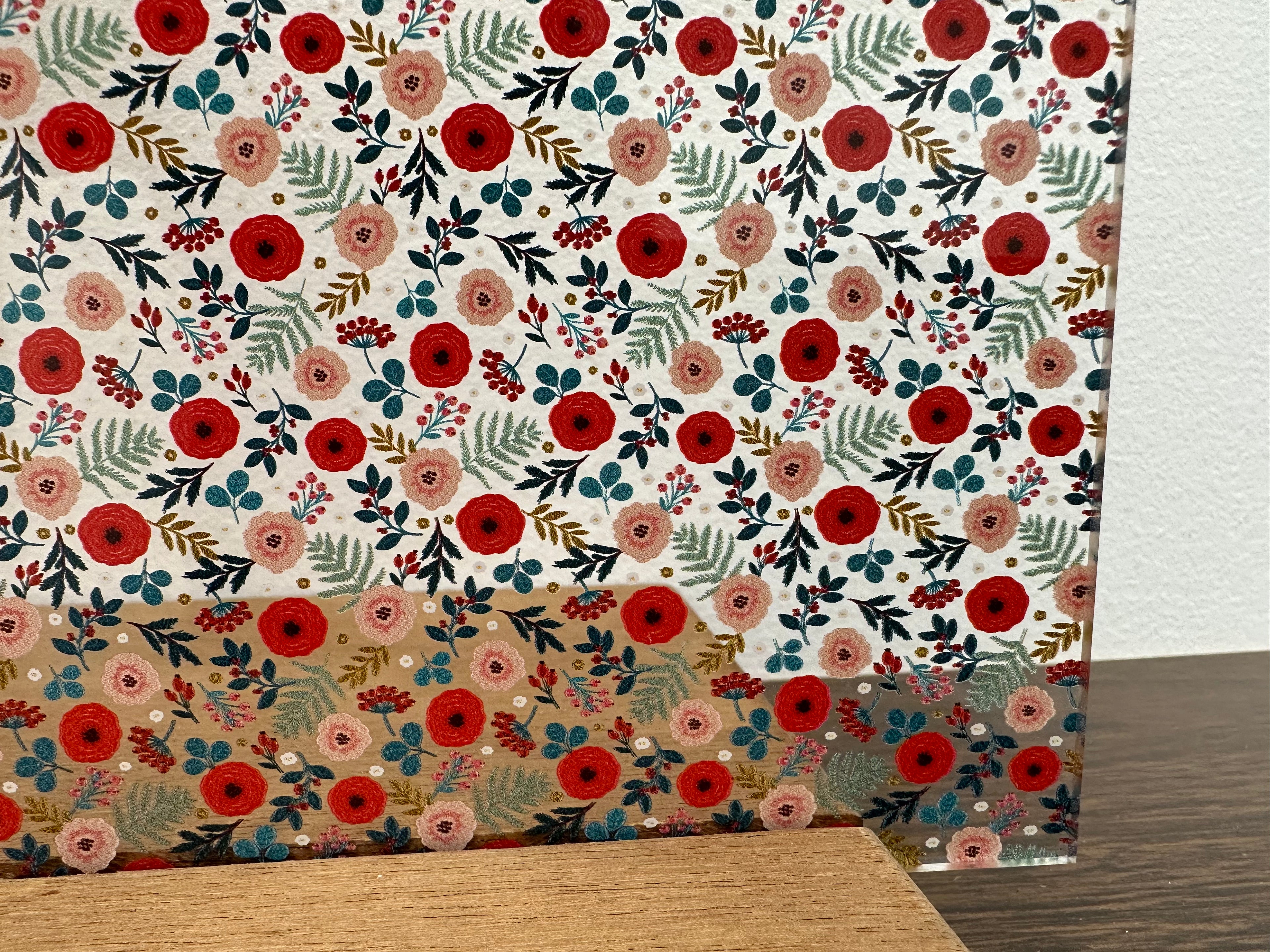 PatternPly® Scattered Micro Cartoon Christmas Floral sheet showing the pattern