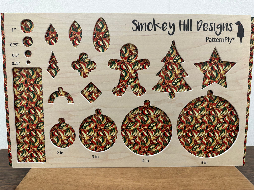 PatternPly® Full Coverage Abstract Red, Green, and Gold product photo 2