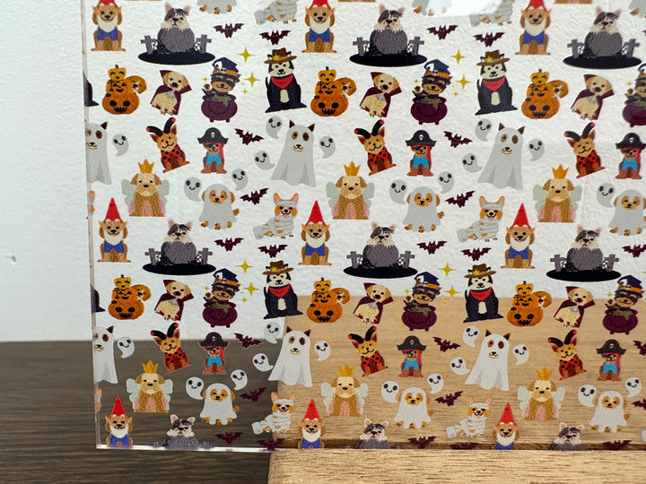 PatternPly® Scattered Trick or Treat Dogs