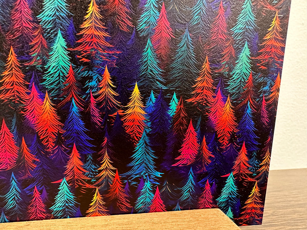 PatternPly® Full Coverage Wispy Tree Forest sheet showing the pattern