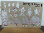 PatternPly® Scattered Pastel Pink and Green Christmas Trees product photo 2