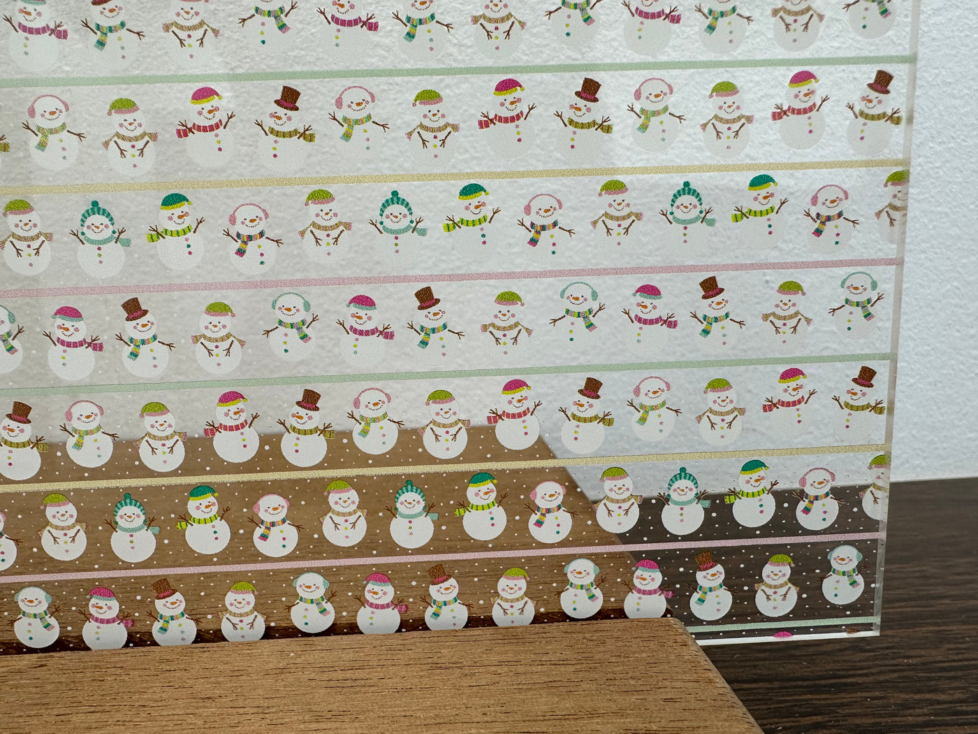 PatternPly® Scattered Pastel Snowmen and Stripes