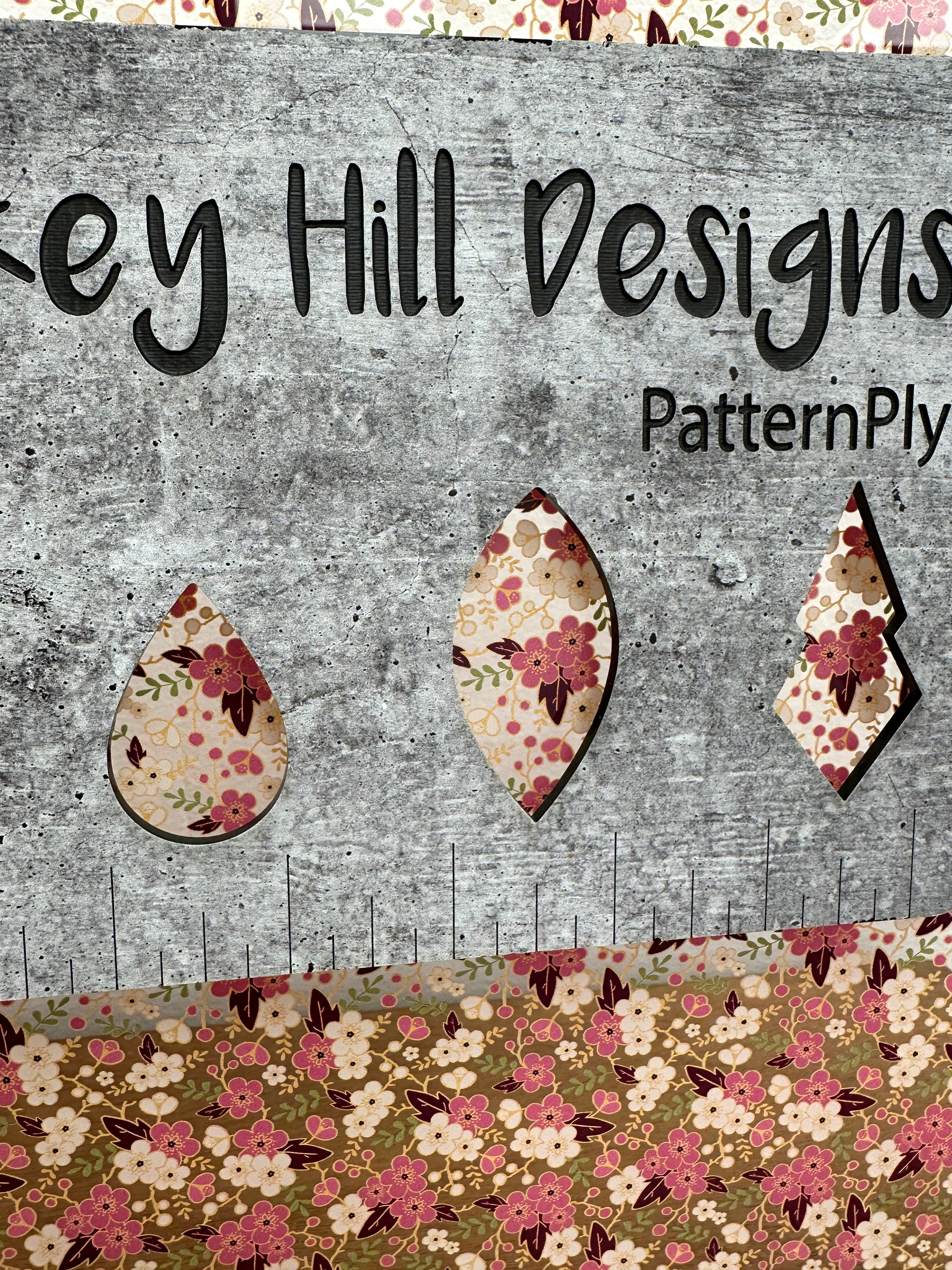 PatternPly® Scattered Pink and Gold Cherry Blossoms product photo 2