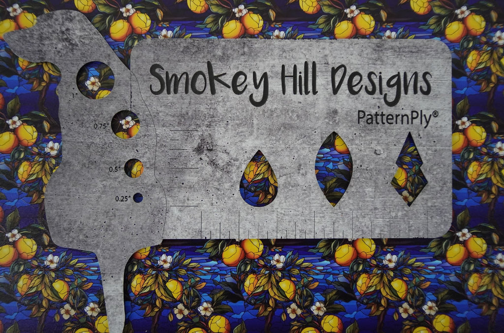 PatternPly® Full Coverage Stained Glass Lemons and Flowers product photo 4