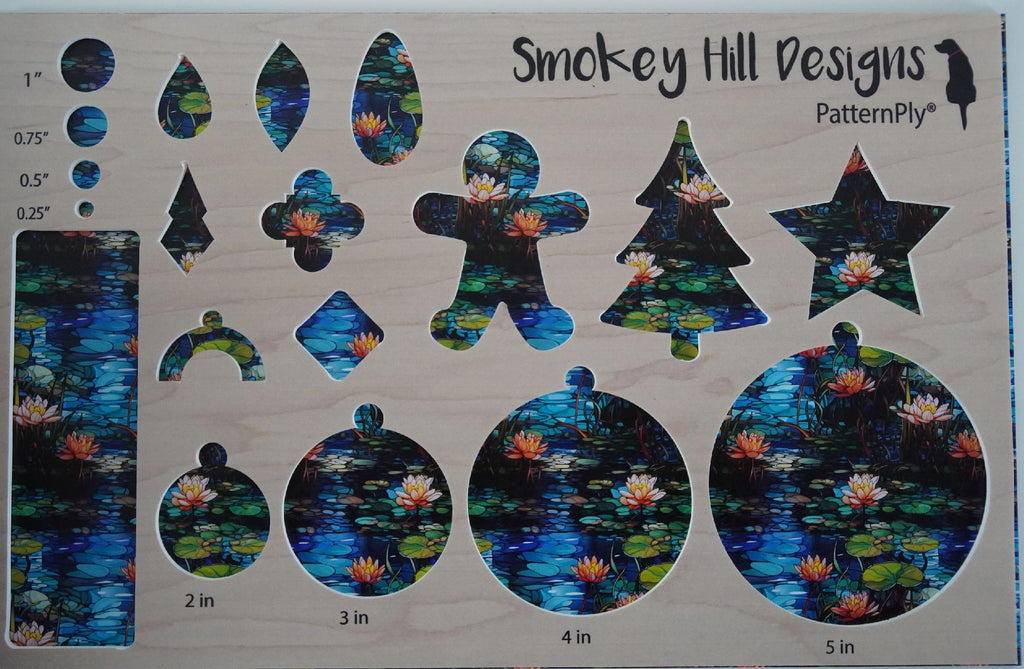 PatternPly® Full Coverage Lily Pad Lake Stained Glass product photo 3