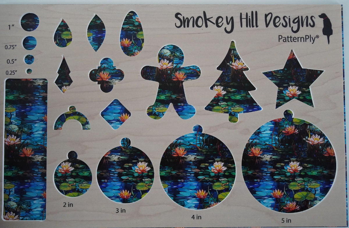 PatternPly® Full Coverage Lily Pad Lake Stained Glass product photo 3