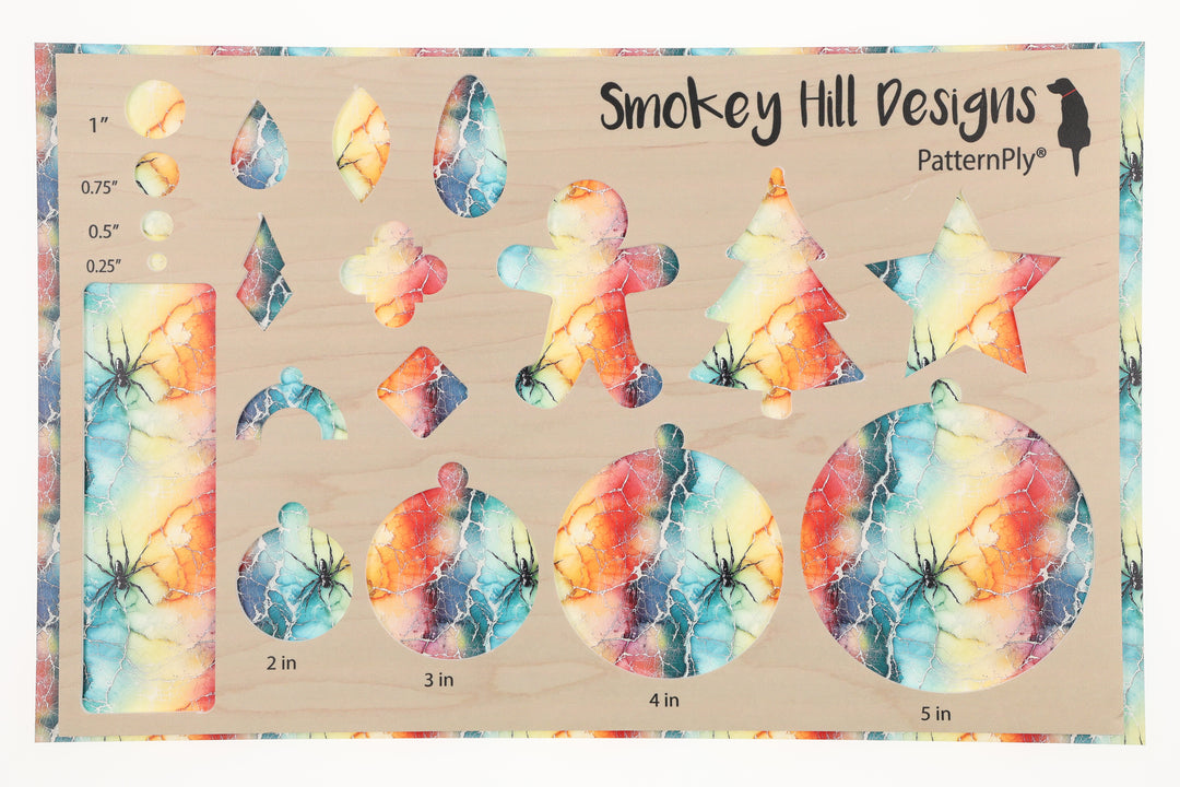 PatternPly® Transparent Marble Spiders