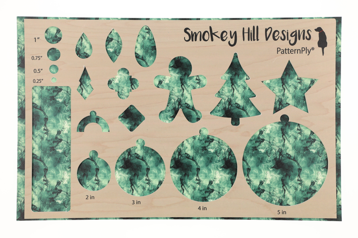 PatternPly® Full Coverage Wintergreen and Black Marbling