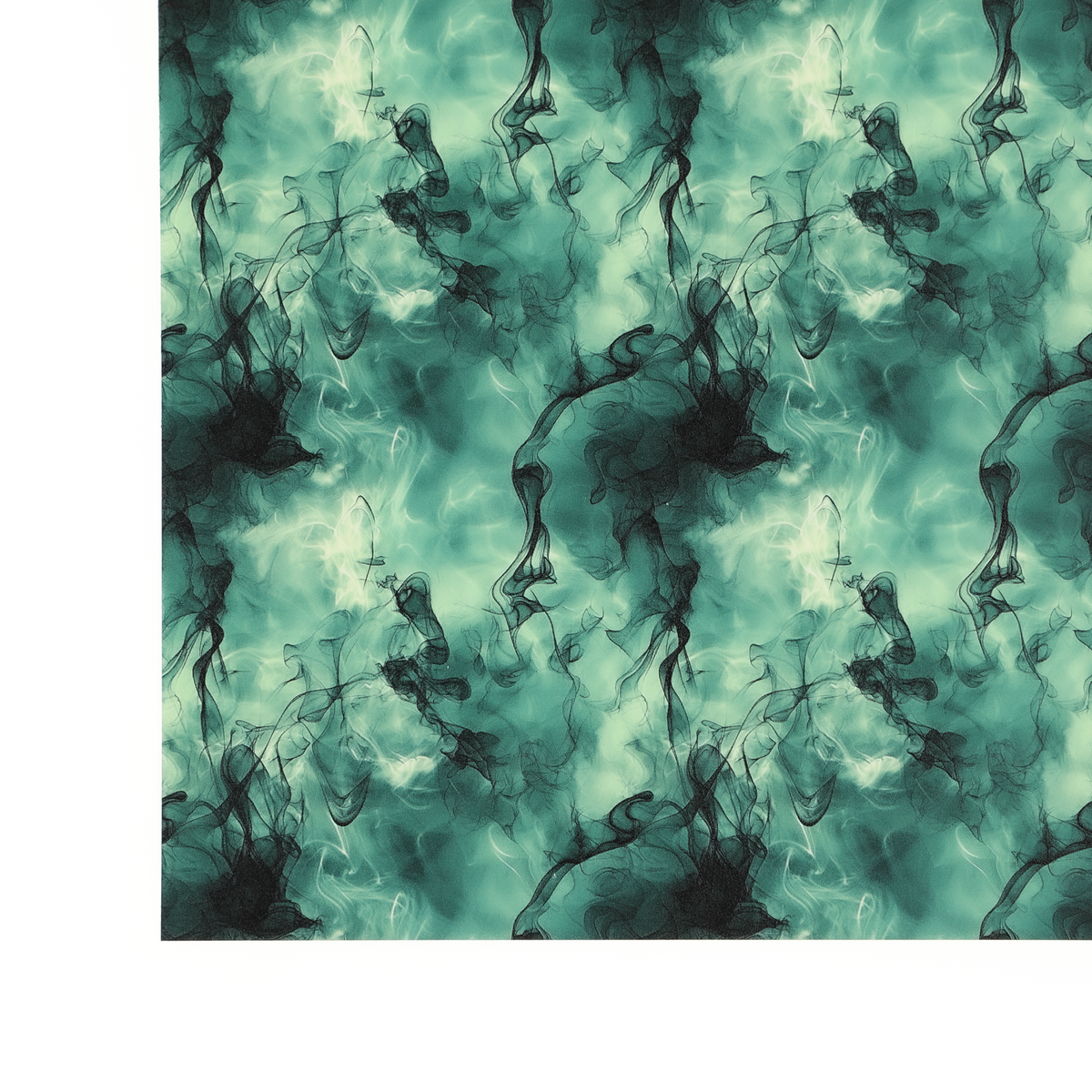 PatternPly® Full Coverage Wintergreen and Black Marbling sheet showing the pattern
