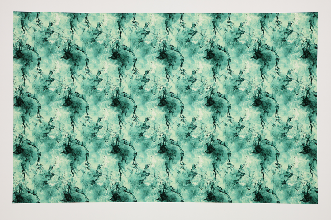 PatternPly® Transparent Wintergreen and Black Marbling