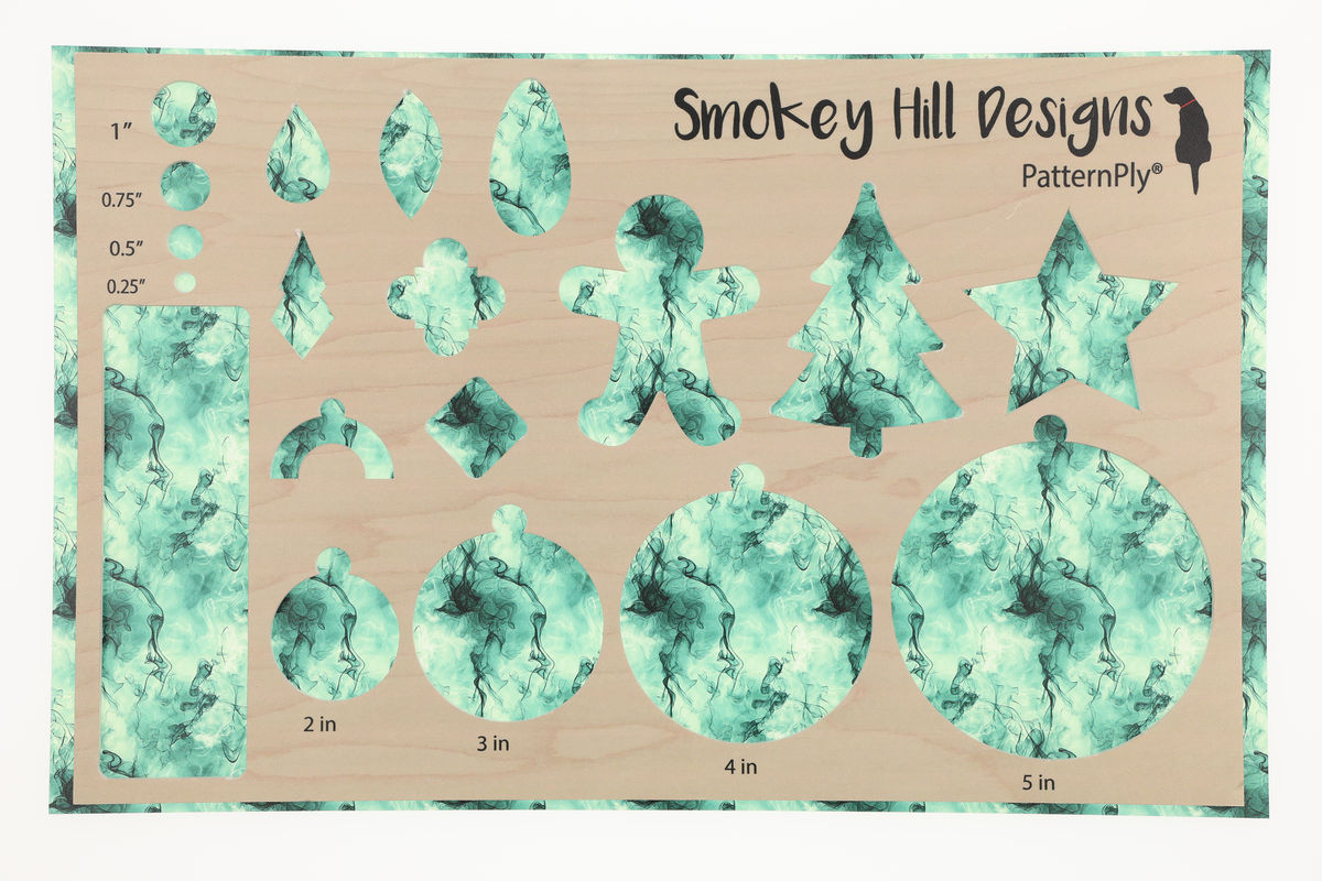 PatternPly® Transparent Wintergreen and Black Marbling product photo 3