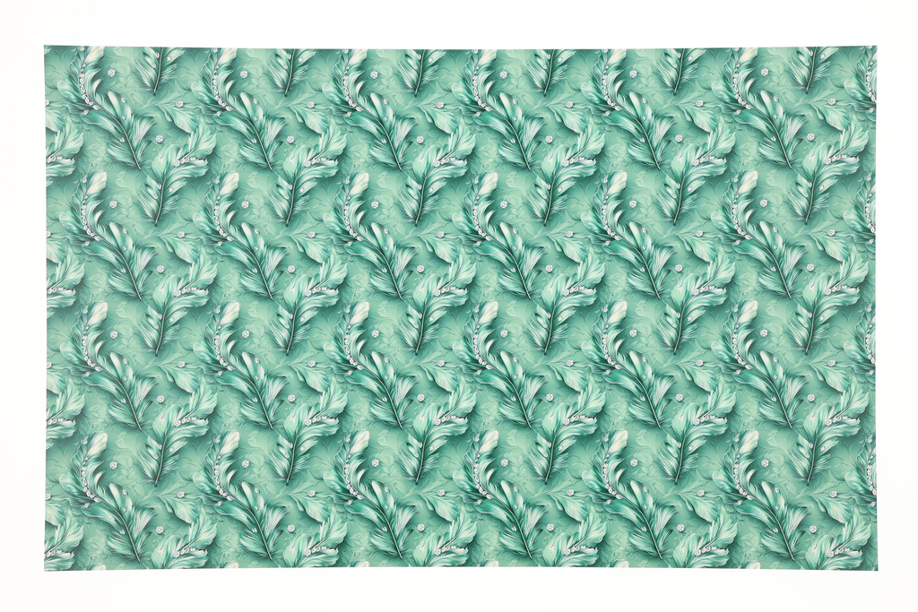 PatternPly® Full Coverage Feathers and Bling Mint product photo 2