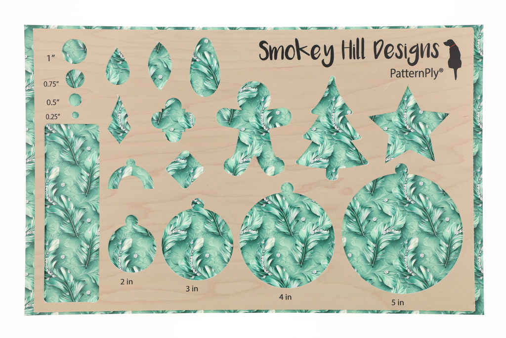 PatternPly® Full Coverage Feathers and Bling Mint product photo 3