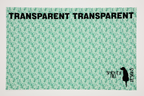 PatternPly® Transparent Feathers and Bling Mint Mini sheet showing the pattern