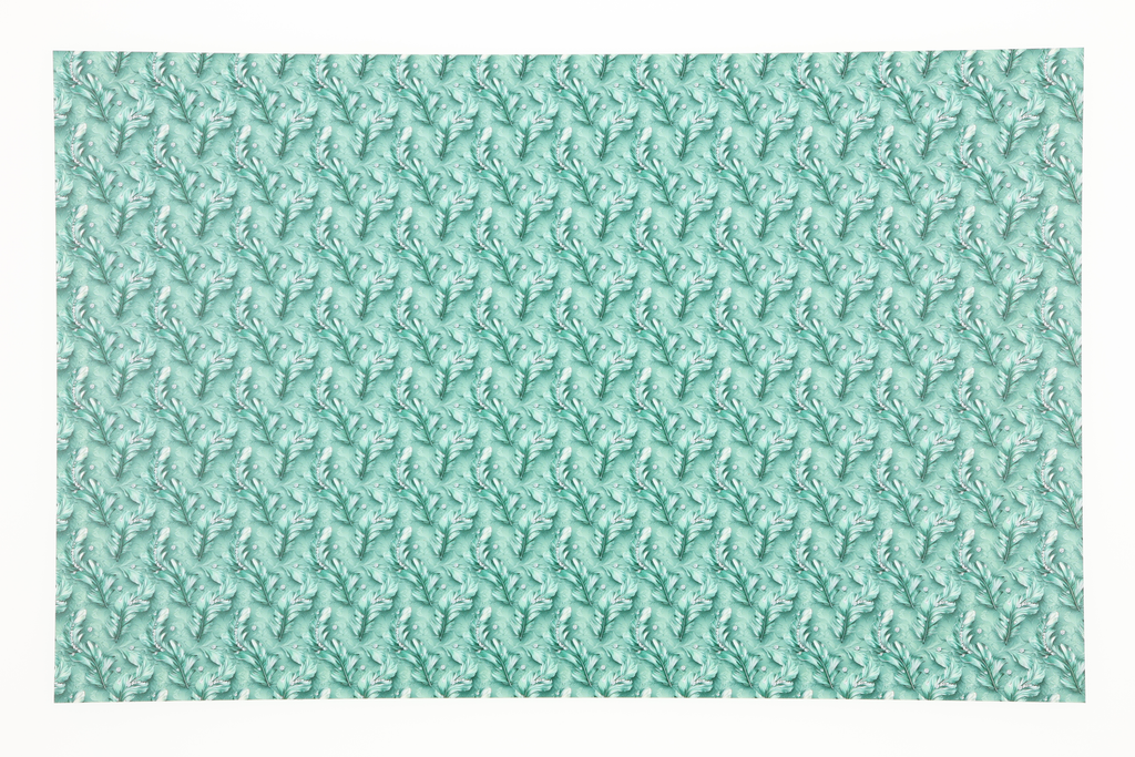 PatternPly® Full Coverage Feathers and Bling Mint Mini product photo 2