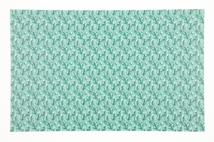 PatternPly® Full Coverage Feathers and Bling Mint Mini