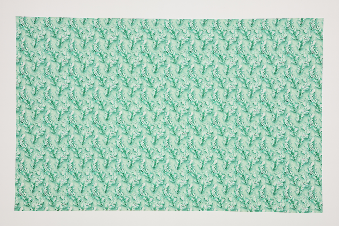 PatternPly® Transparent Feathers and Bling Mint Mini