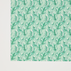 PatternPly® Transparent Feathers and Bling Mint Mini product photo 4