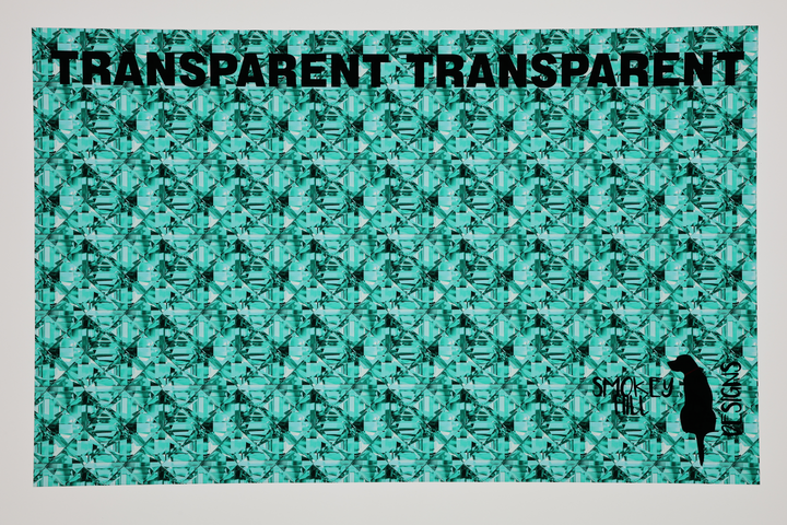 PatternPly® Transparent Teal Glitz Micro