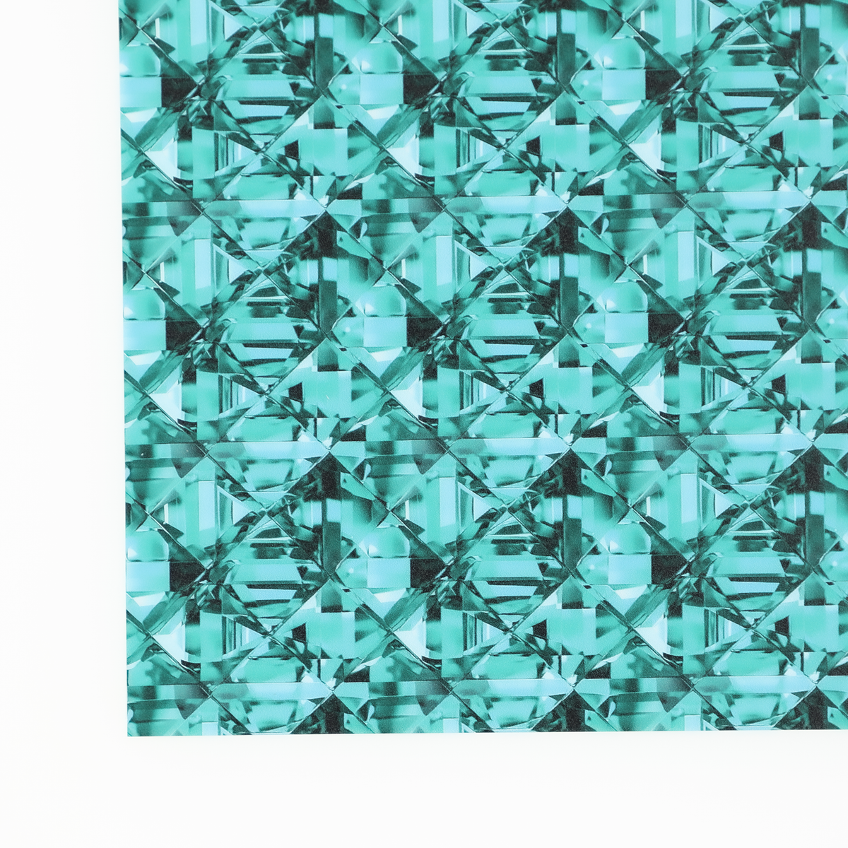 PatternPly® Full Coverage Teal Glitz Micro sheet showing the pattern