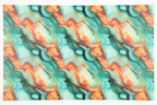 PatternPly® Full Coverage Orange and Mint Glitter Swirl LARGE product photo 2