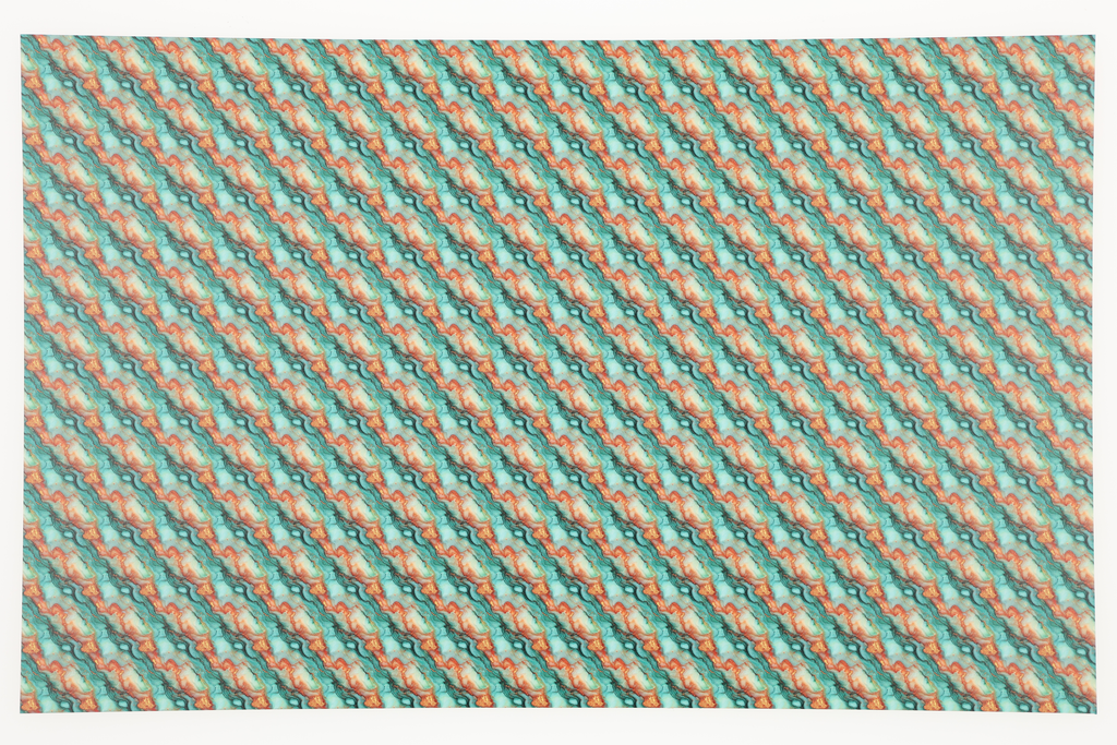 PatternPly® Full Coverage Orange and Mint Glitter Swirl Micro product photo 2