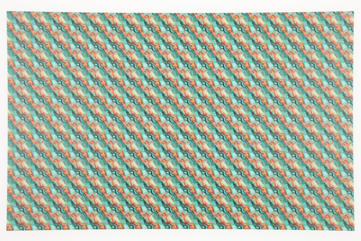 PatternPly® Full Coverage Orange and Mint Glitter Swirl Micro