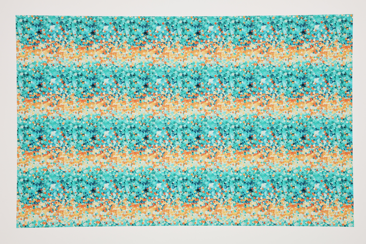 PatternPly® Transparent Orange and Teal Confetti