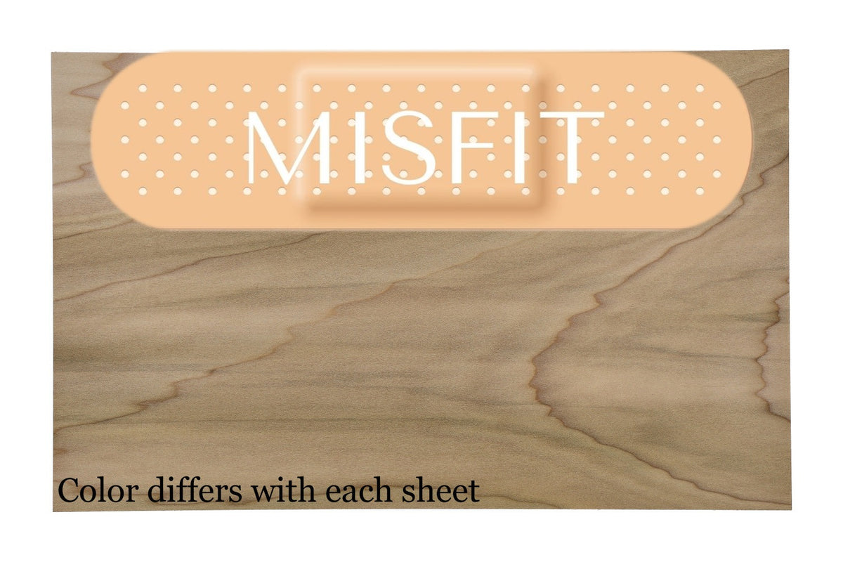 Misfit 1/8" Tulip Poplar