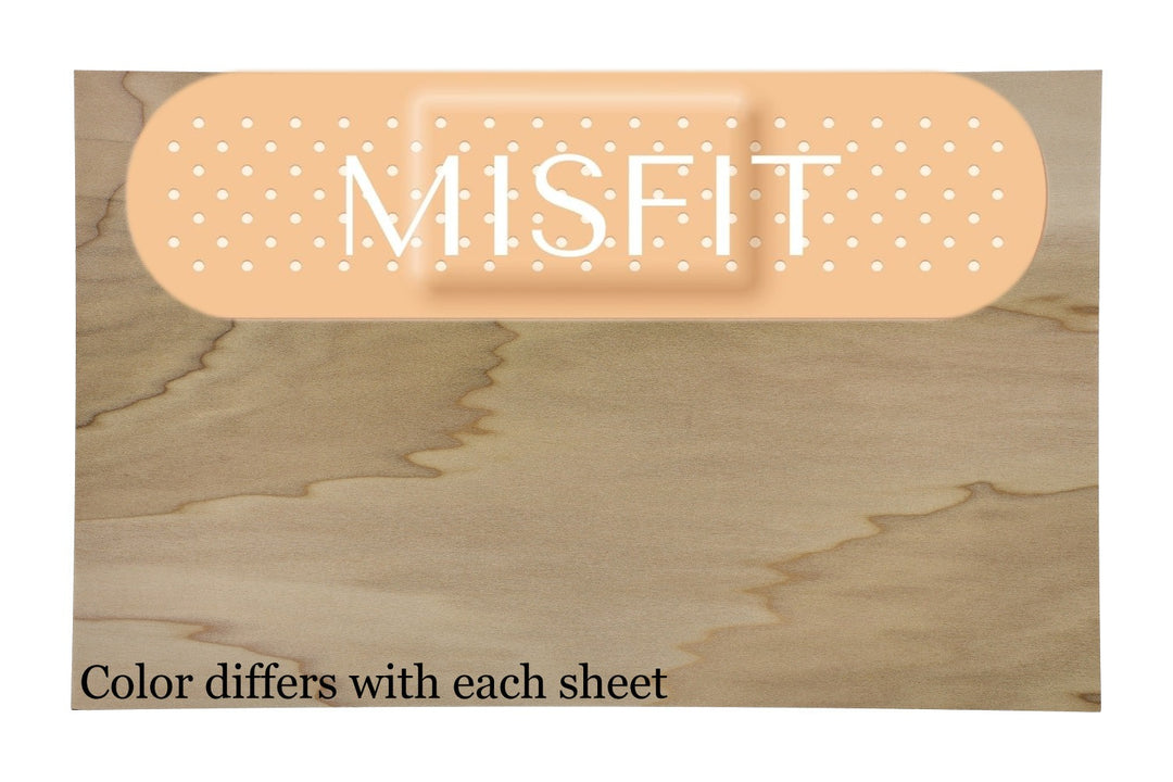 Misfit 1/8" Tulip Poplar