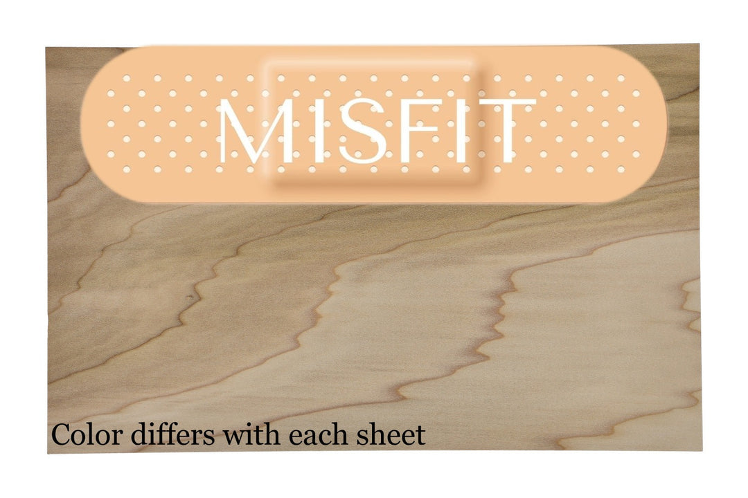 Misfit 1/8" Tulip Poplar
