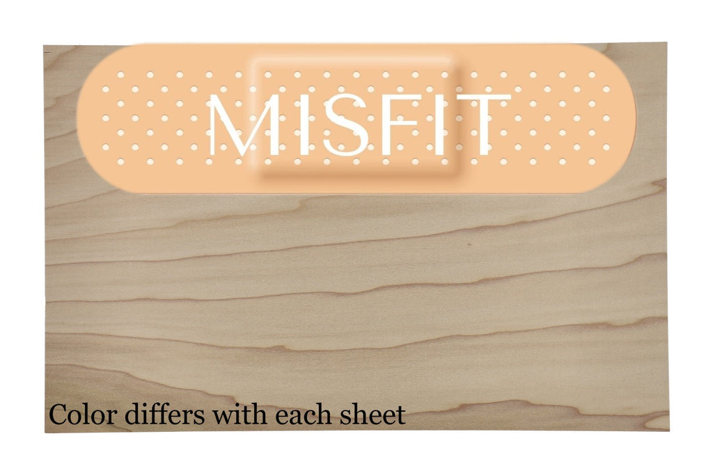 Misfit 1/8" Tulip Poplar